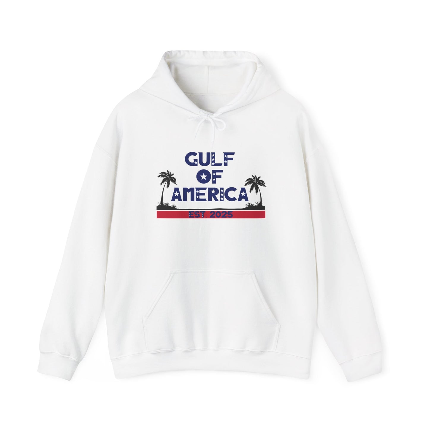 Cozy Gulf of America Hooded Sweatshirt - Perfect for Relaxing Days and Beach Vibes