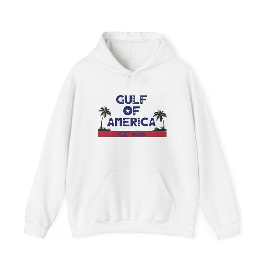 Cozy Gulf of America Hooded Sweatshirt - Perfect for Relaxing Days and Beach Vibes