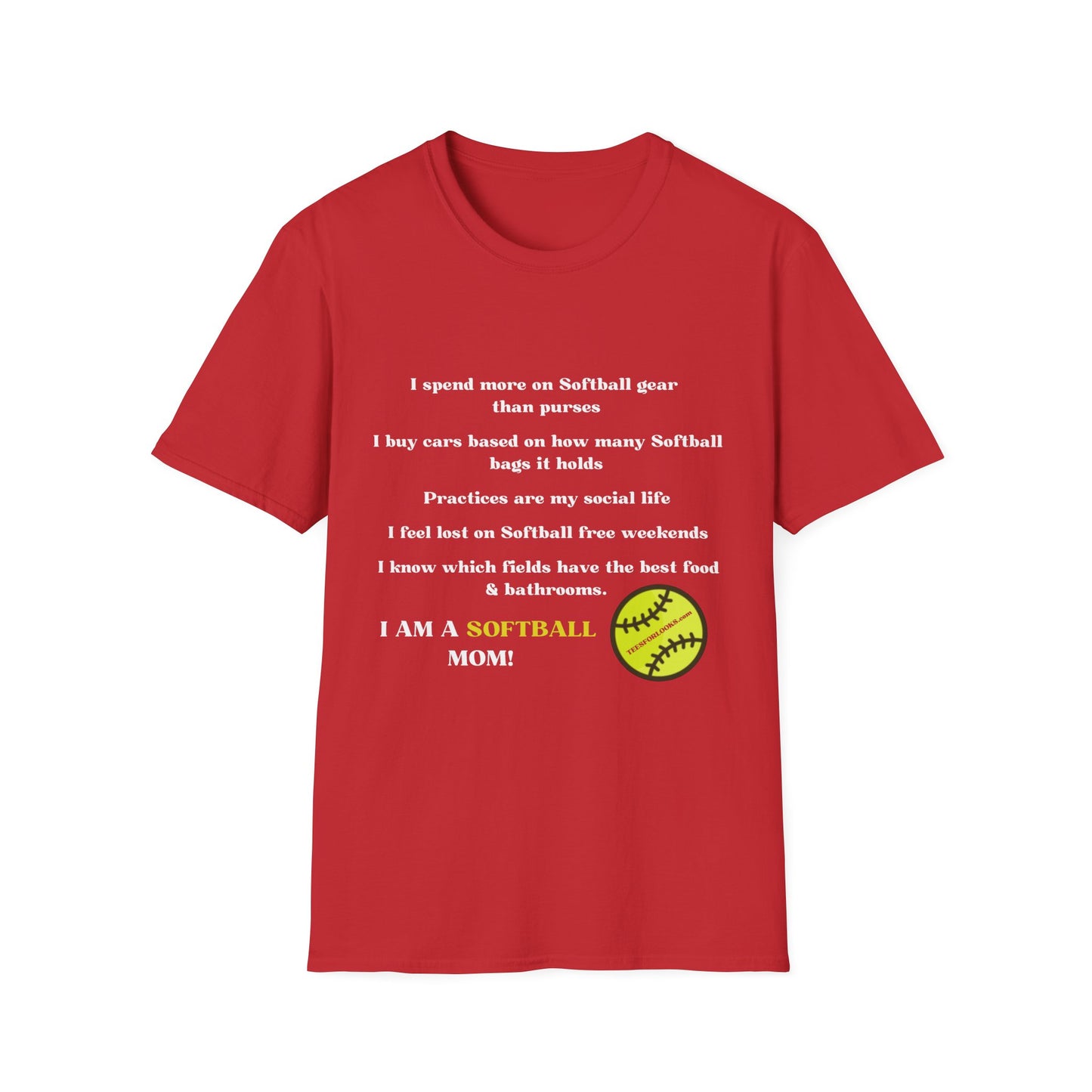 Softball Enthusiast Unisex T-Shirt - Celebrate Your Love for the Game!