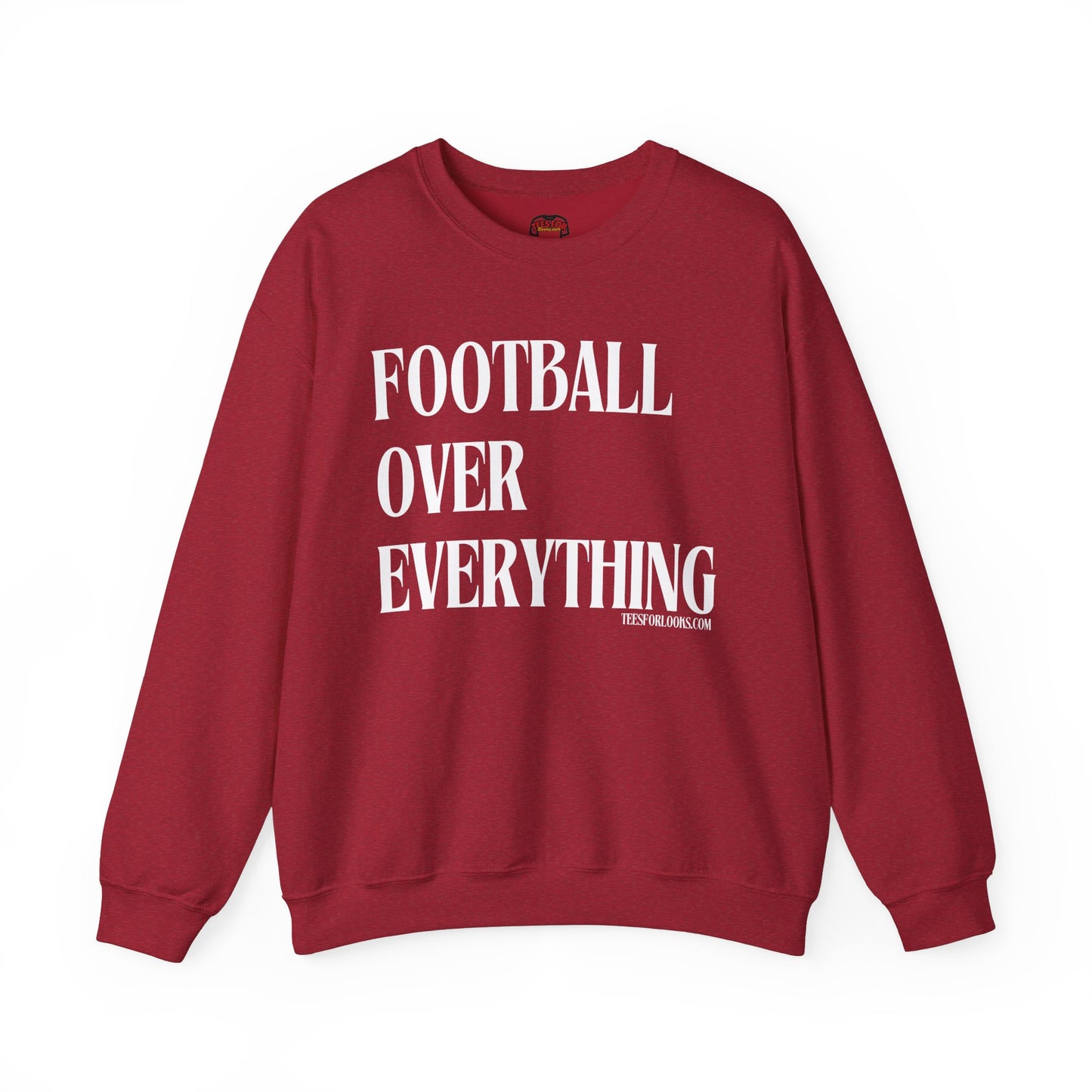 Football Over Everything Unisex Crewneck Sweatshirt - Perfect for Sports Fans