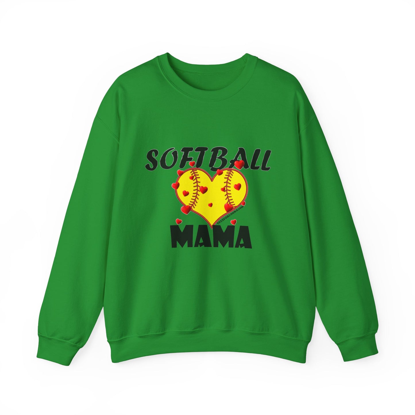 Softball Mama Sweatshirt for Moms - Unisex Heavy Blend™ Crewneck