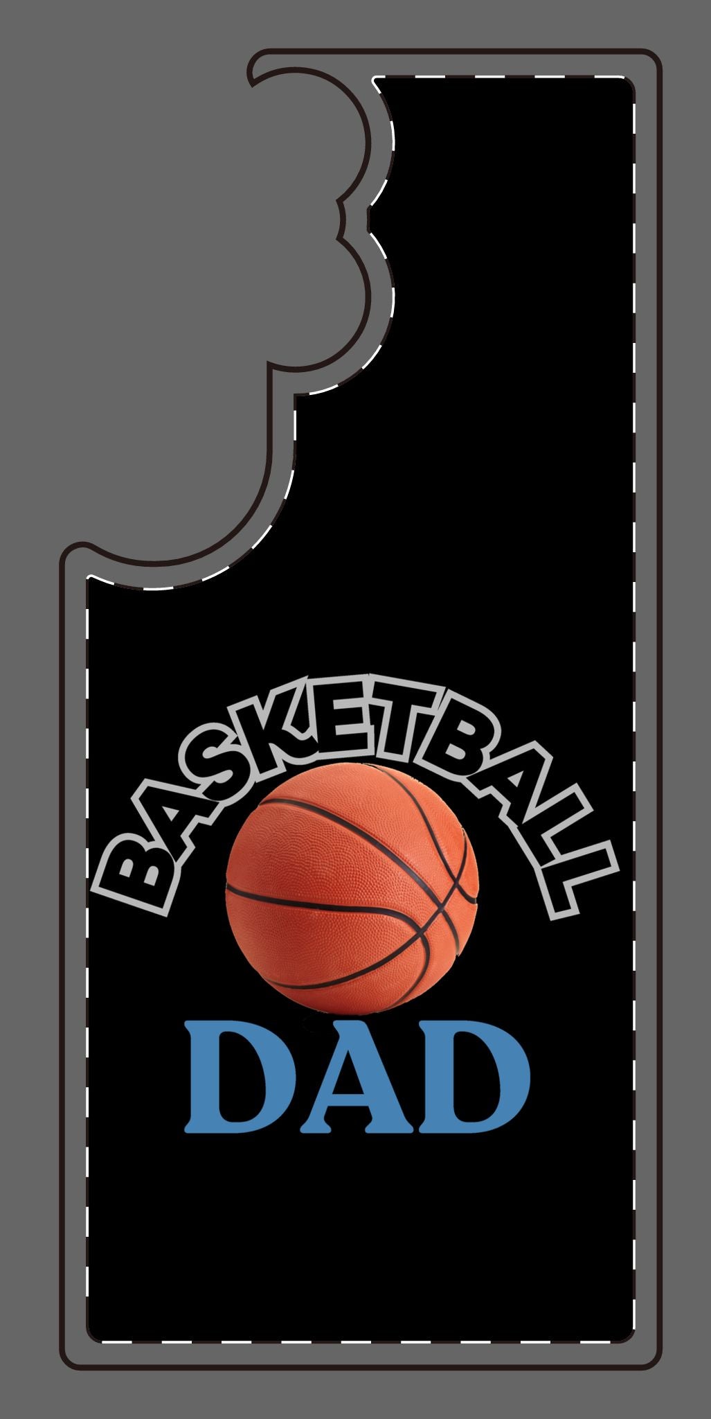 Basketball Dad Silicone Phone Case - Perfect Gift for Sports Dads