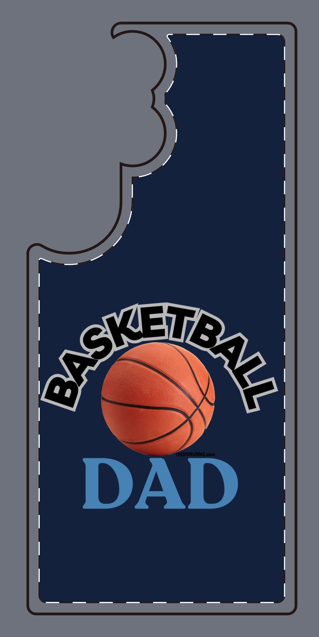 Basketball Dad Silicone Phone Case - Perfect Gift for Sports Dads