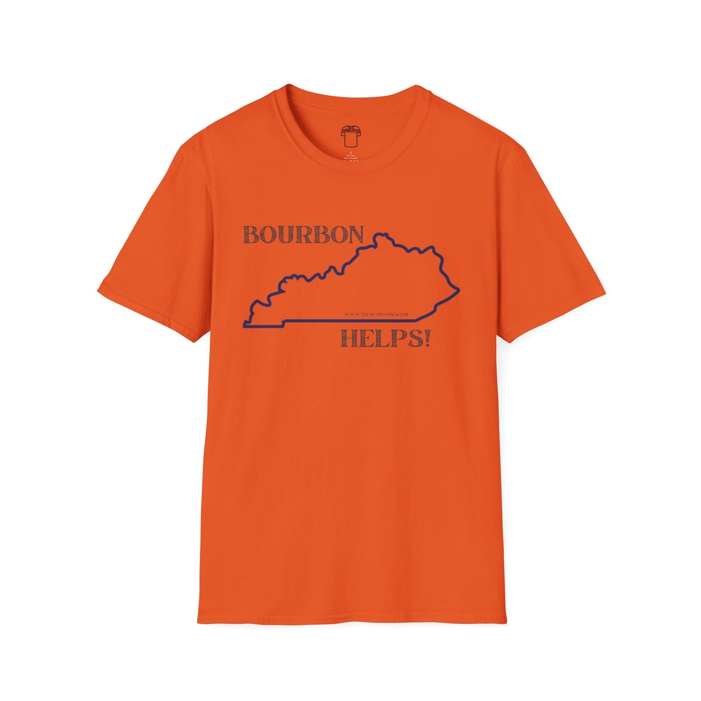 Kentucky Bourbon Helps Unisex Softstyle T-Shirt