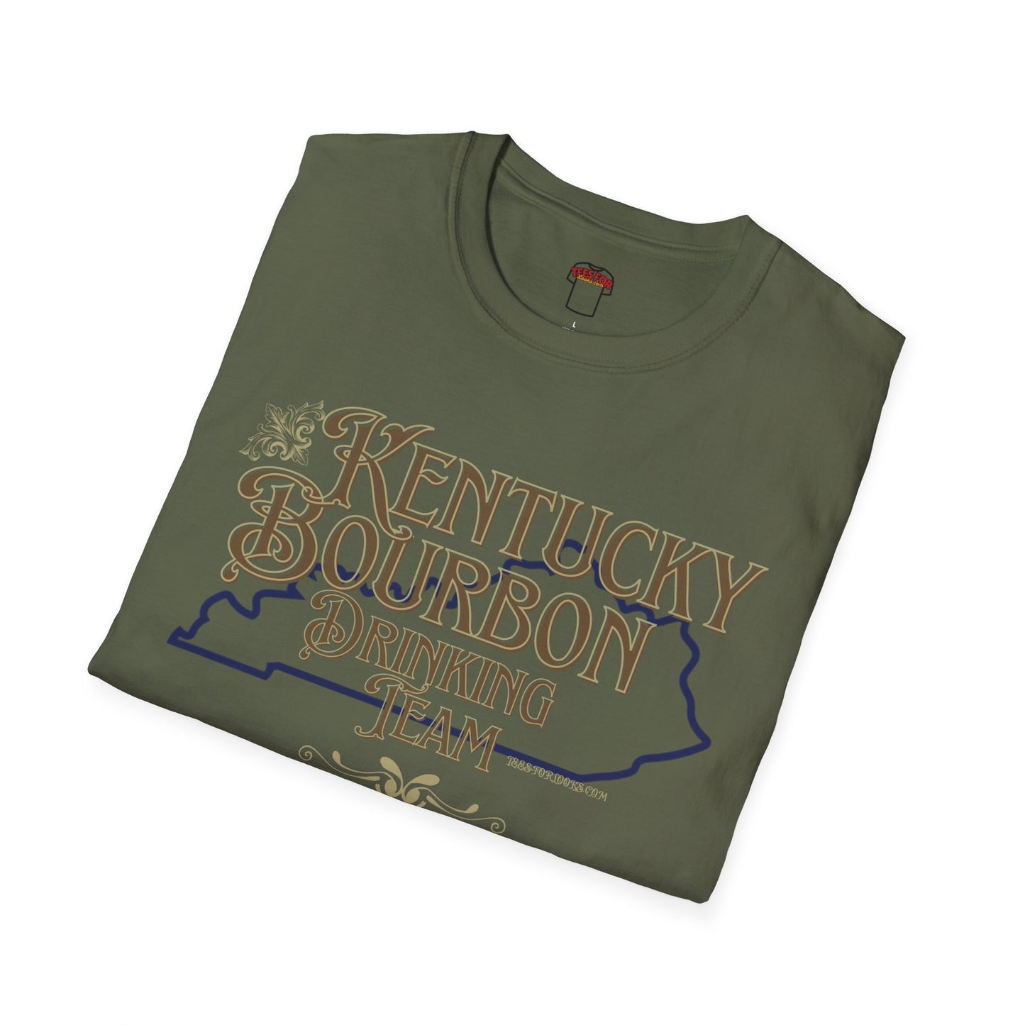 Kentucky Bourbon Drinking Team Unisex Softstyle T-Shirt