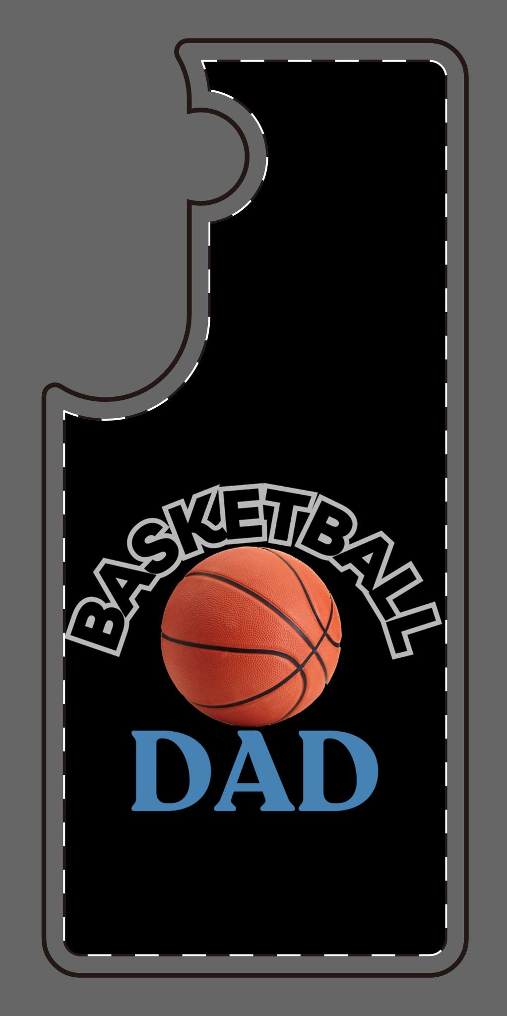 Basketball Dad Silicone Phone Case - Perfect Gift for Sports Dads