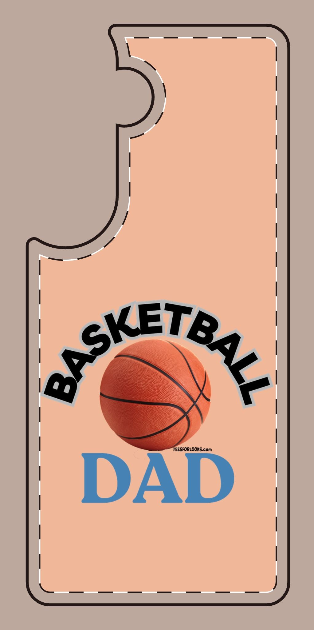 Basketball Dad Silicone Phone Case - Perfect Gift for Sports Dads