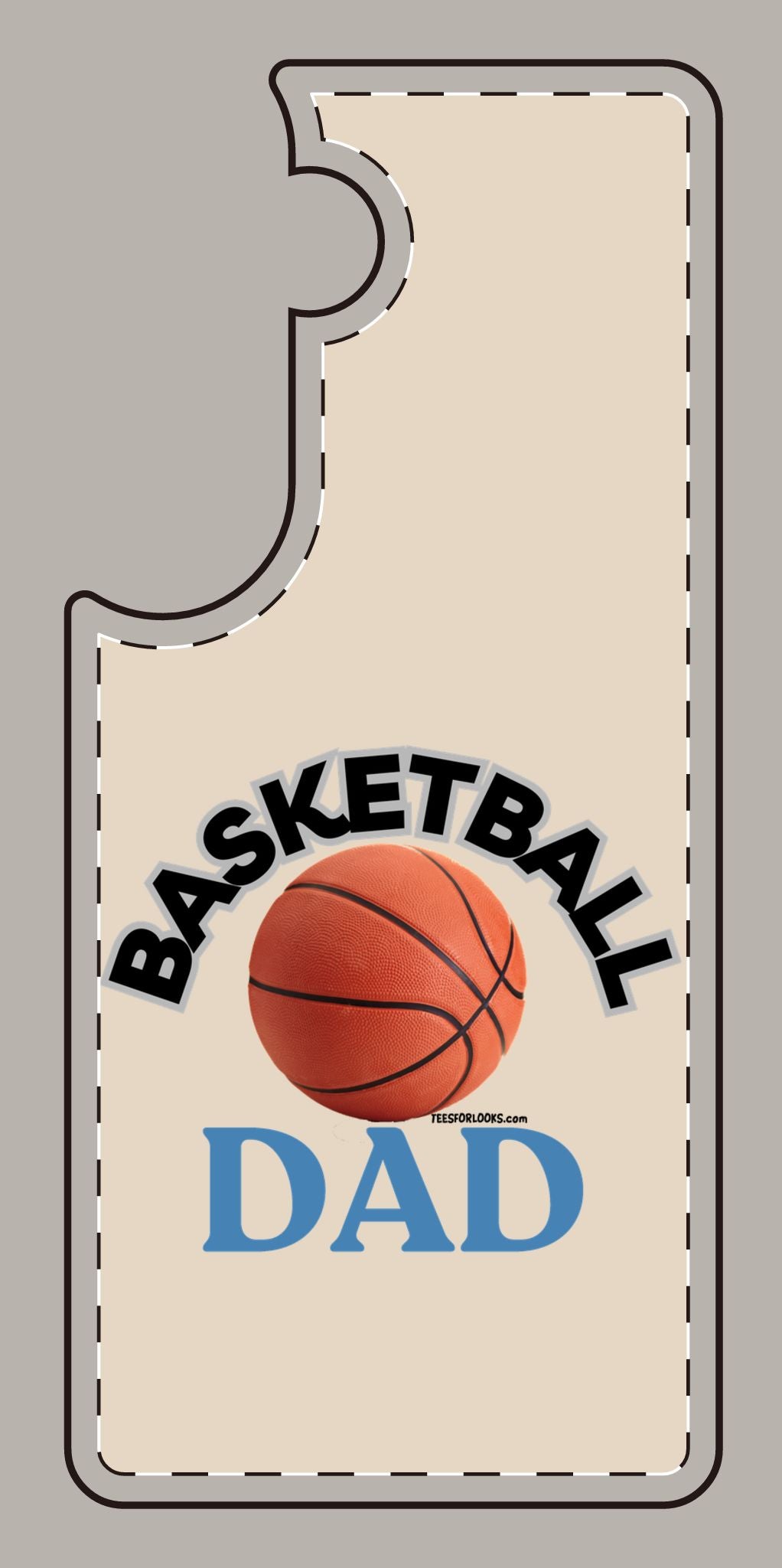 Basketball Dad Silicone Phone Case - Perfect Gift for Sports Dads