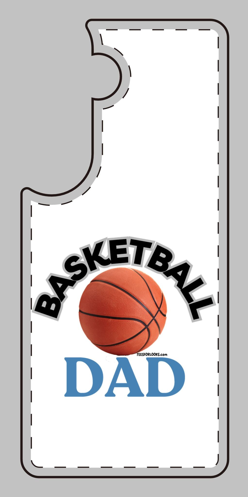 Basketball Dad Silicone Phone Case - Perfect Gift for Sports Dads