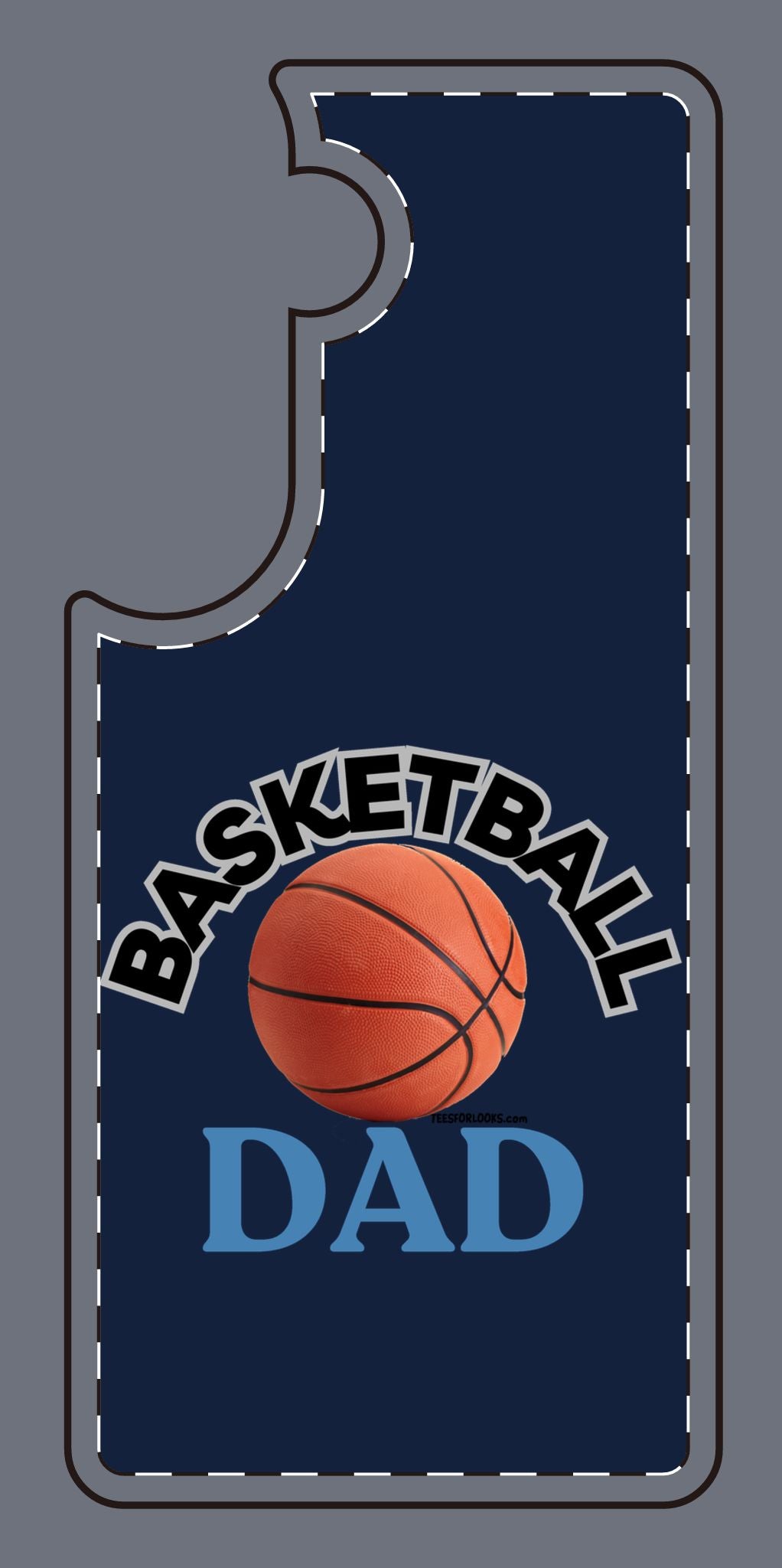 Basketball Dad Silicone Phone Case - Perfect Gift for Sports Dads