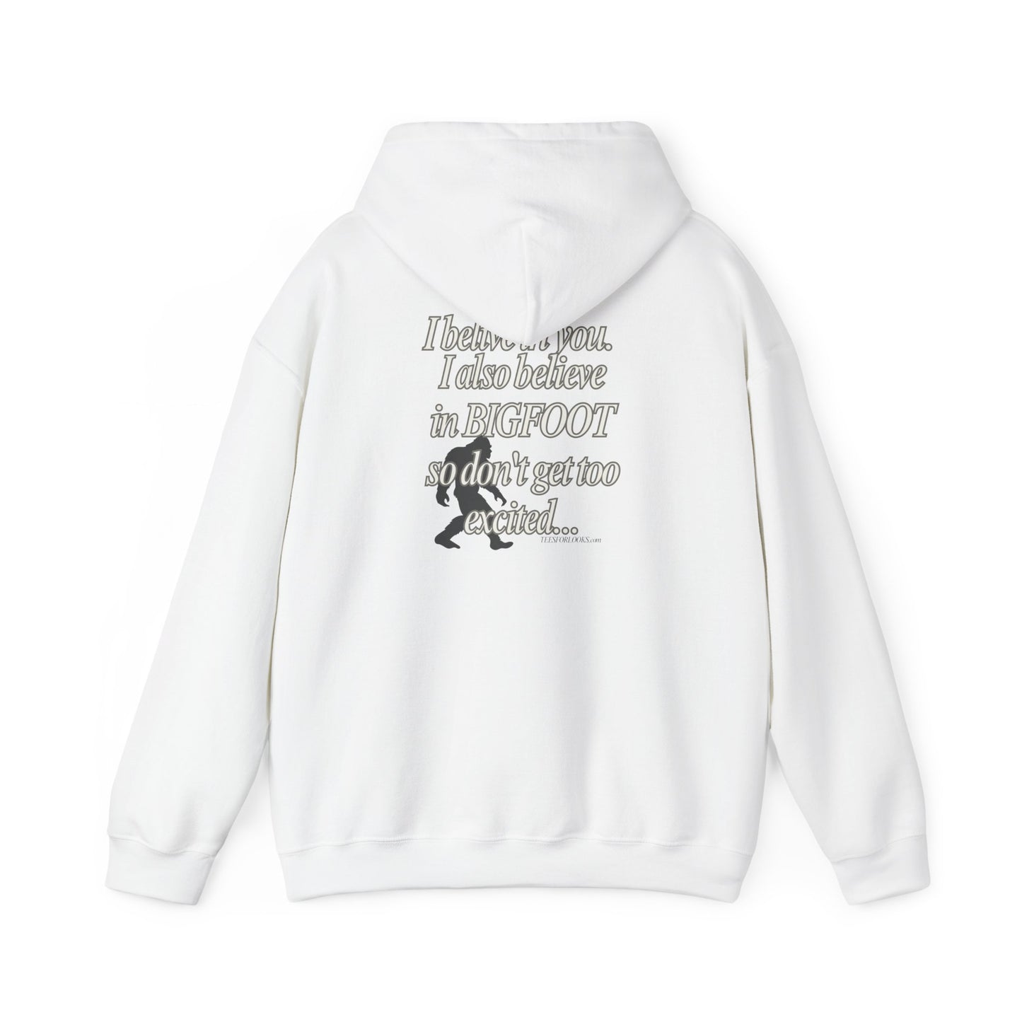 Bigfoot Believer Unisex Hoodie - Fun & Comfy Heavy Blend Sweatshirt for Wilderness Lovers