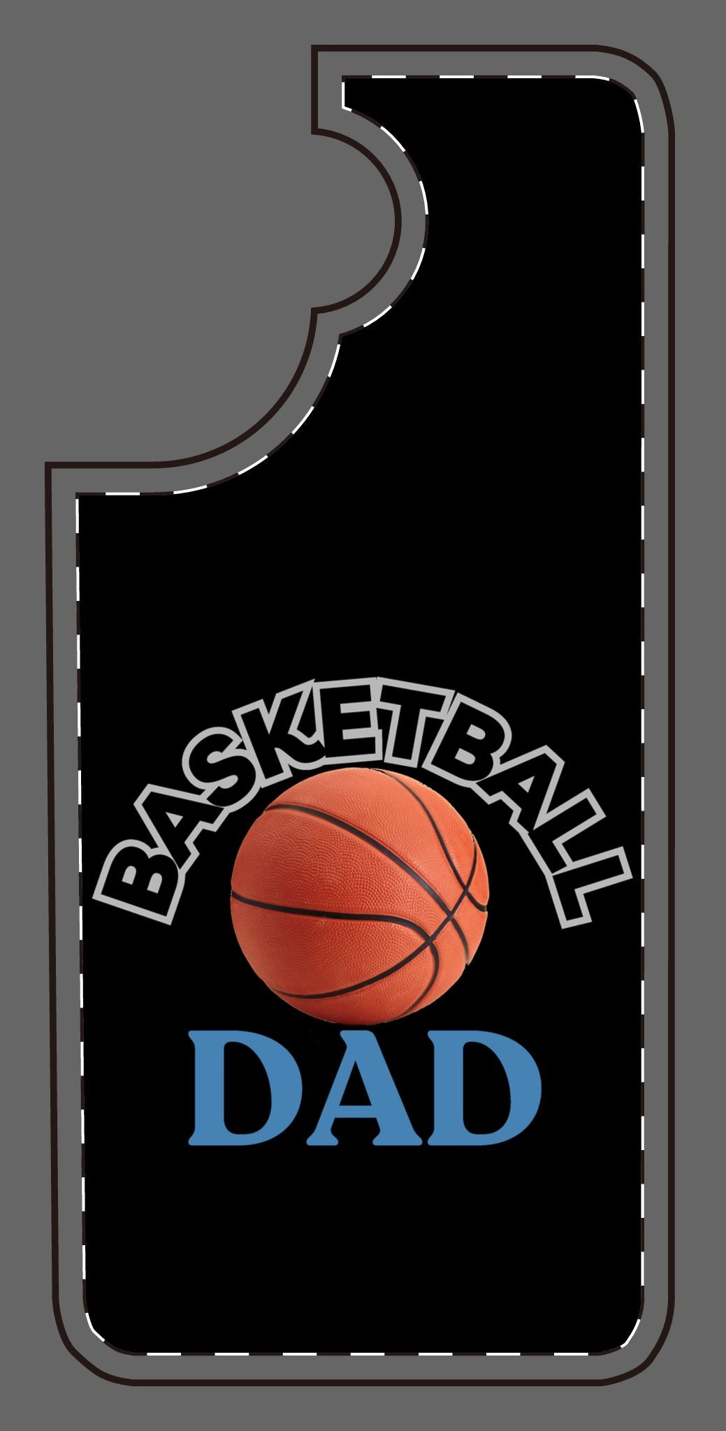 Basketball Dad Silicone Phone Case - Perfect Gift for Sports Dads