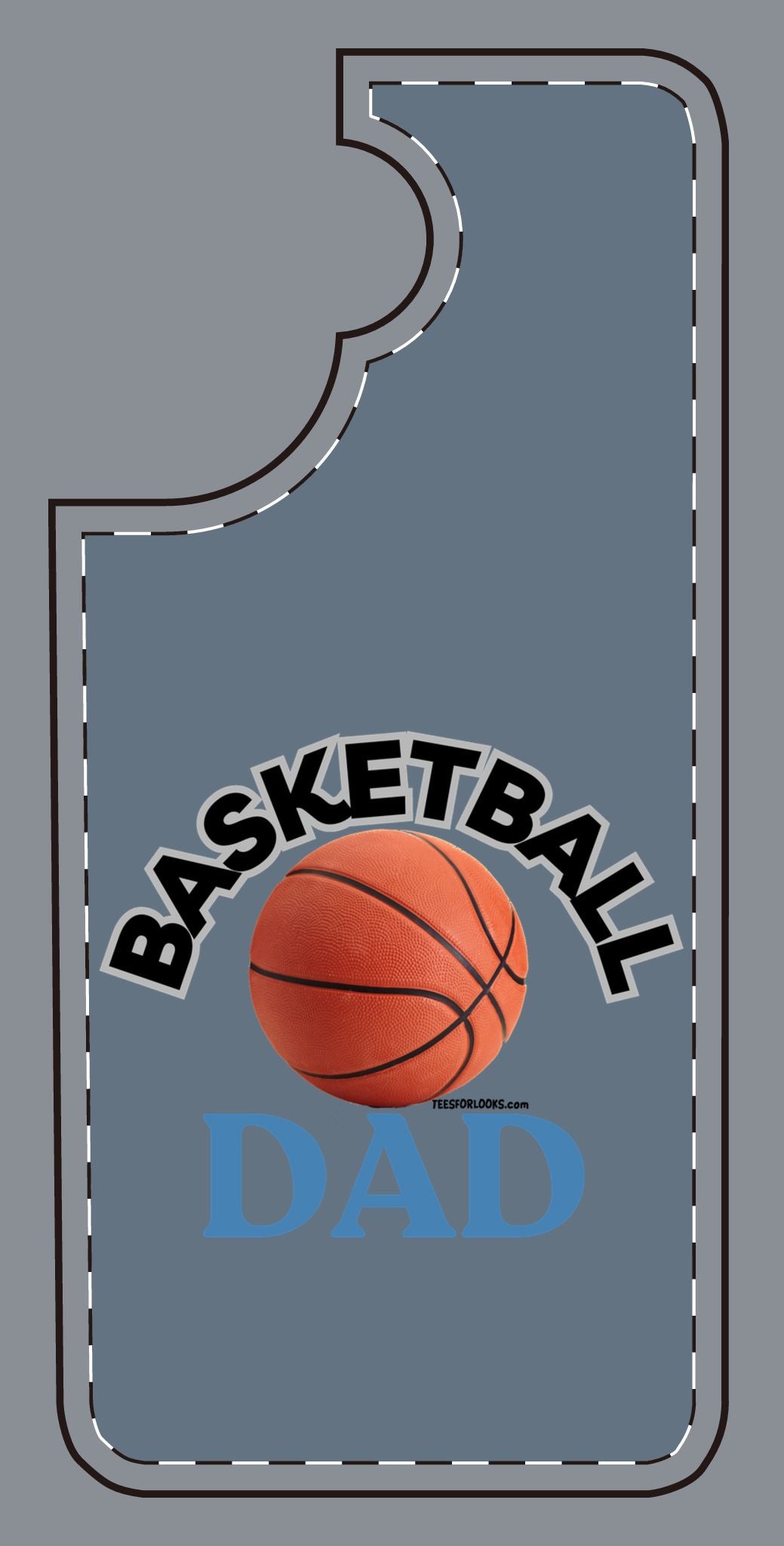 Basketball Dad Silicone Phone Case - Perfect Gift for Sports Dads