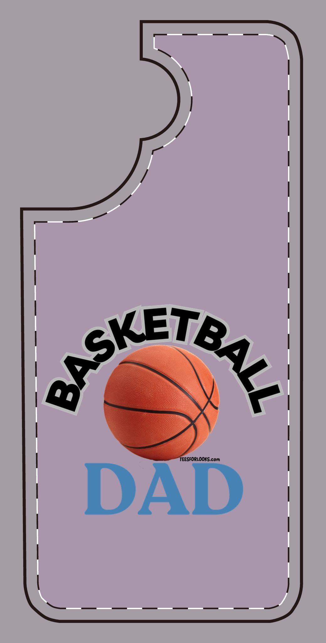 Basketball Dad Silicone Phone Case - Perfect Gift for Sports Dads