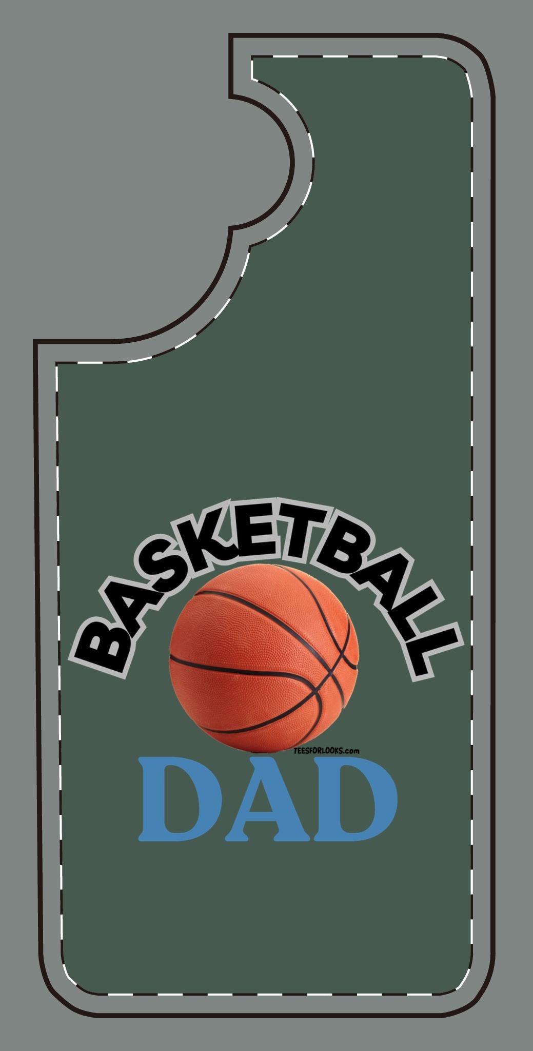 Basketball Dad Silicone Phone Case - Perfect Gift for Sports Dads