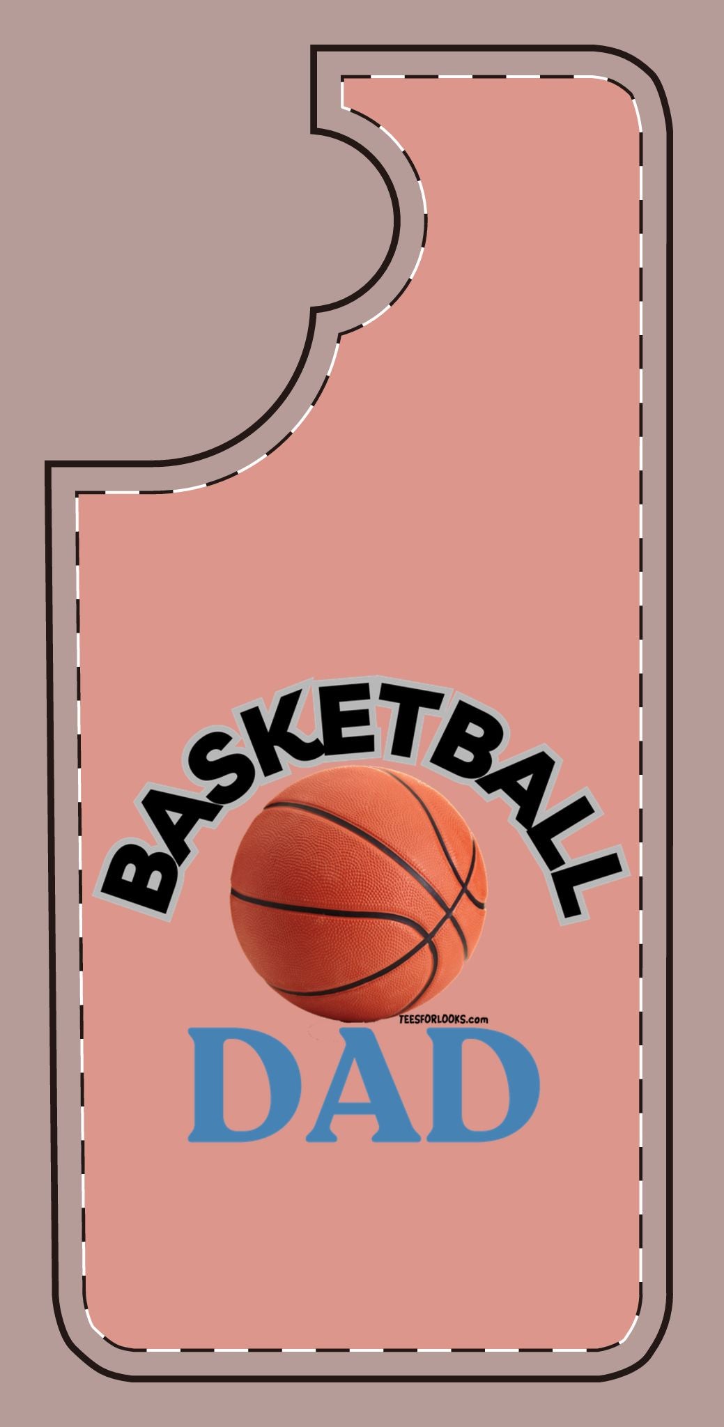 Basketball Dad Silicone Phone Case - Perfect Gift for Sports Dads