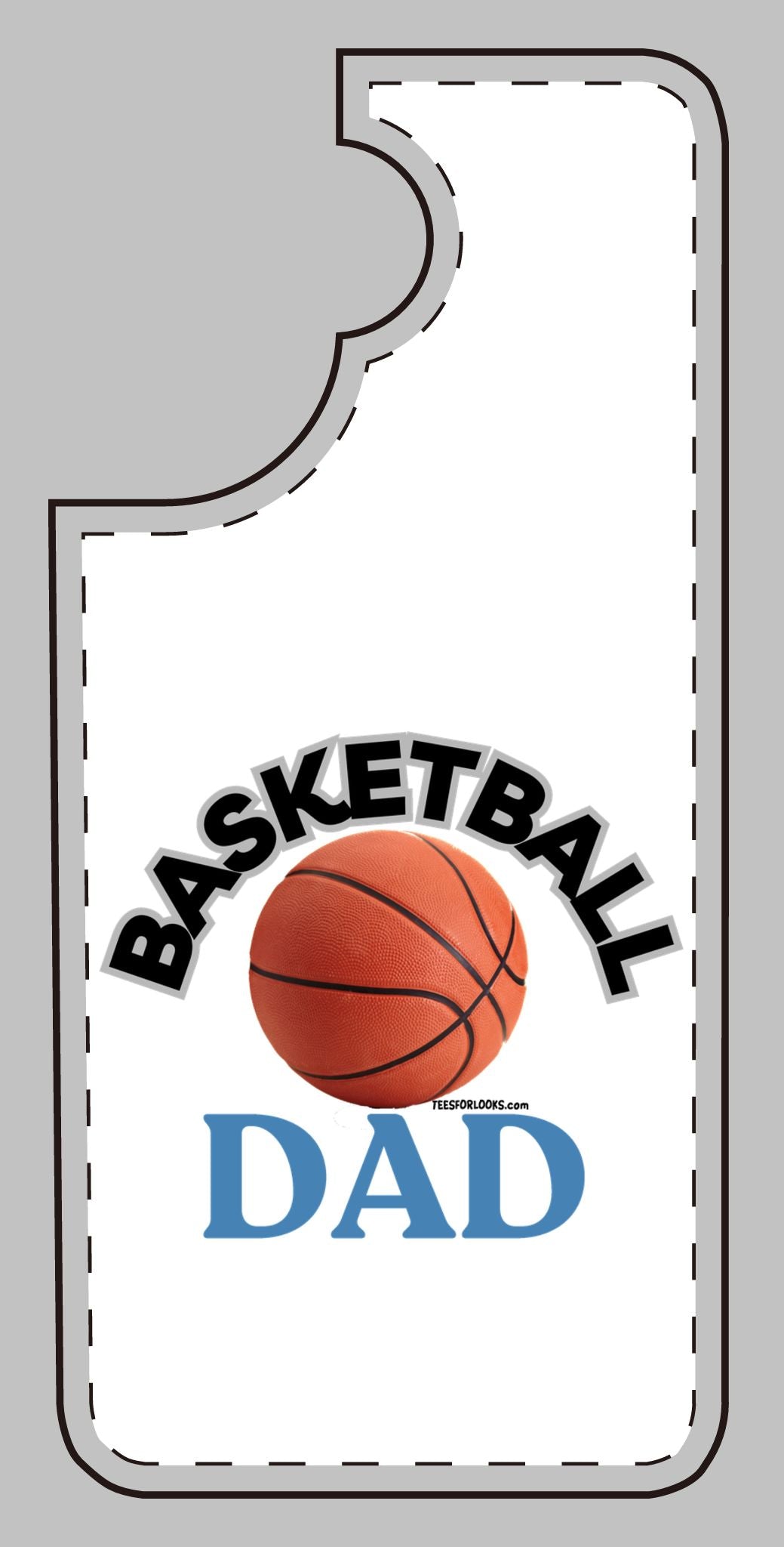 Basketball Dad Silicone Phone Case - Perfect Gift for Sports Dads