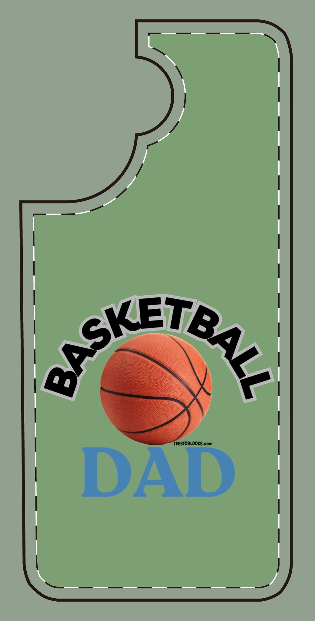 Basketball Dad Silicone Phone Case - Perfect Gift for Sports Dads