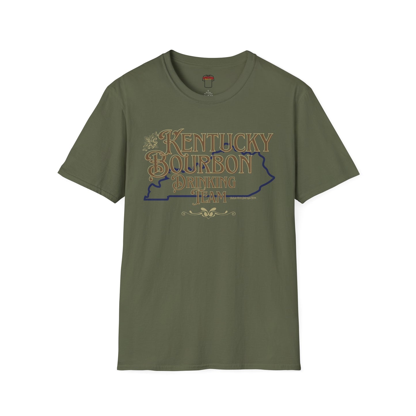 Kentucky Bourbon Drinking Team Unisex Softstyle T-Shirt