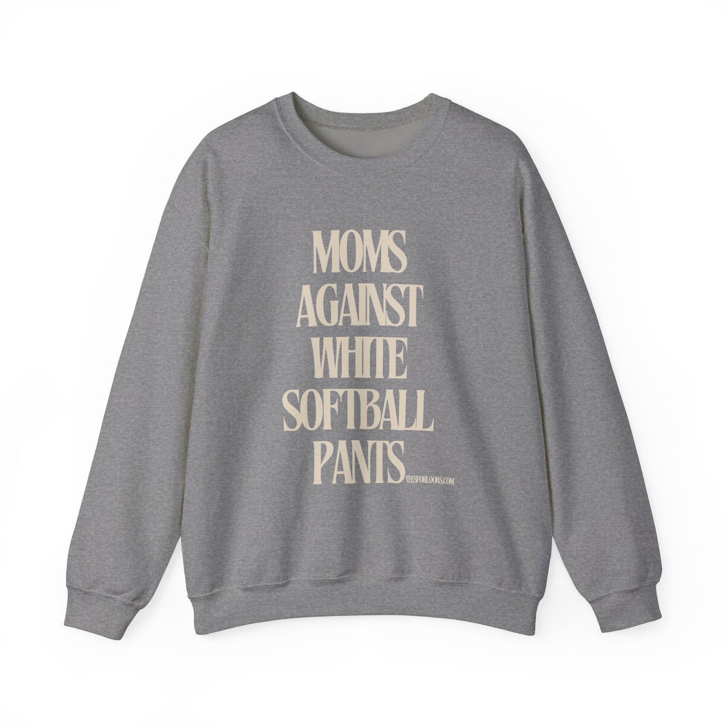 Moms Against White Sweatshirt - Unisex Heavy Blend™ Crewneck