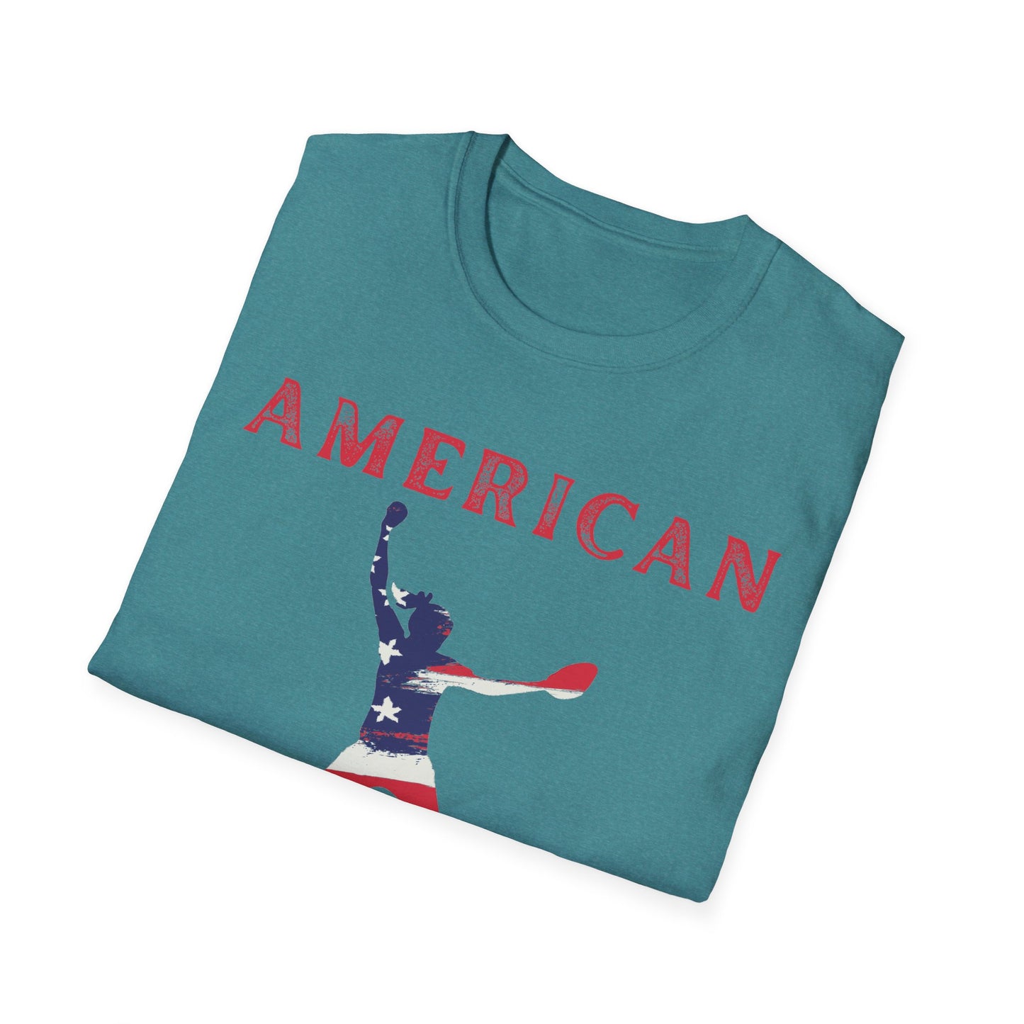 American Dreams Unisex Softstyle T-Shirt, Patriotic Apparel, Summer BBQ, Independence Day, Birthday Gift, Casual Wear