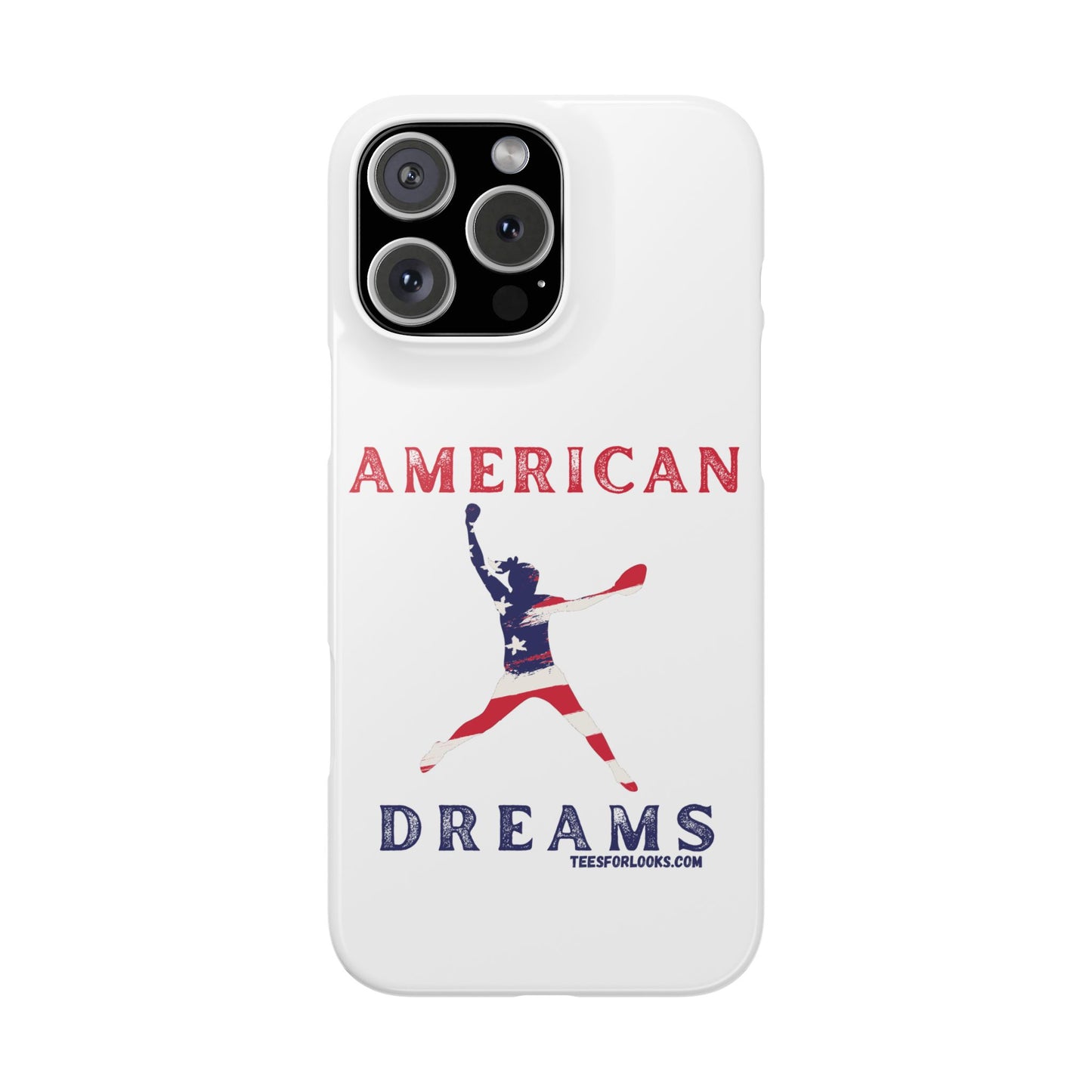 American Dreams Slim Phone Cases - Stylish Protection for Patriotism