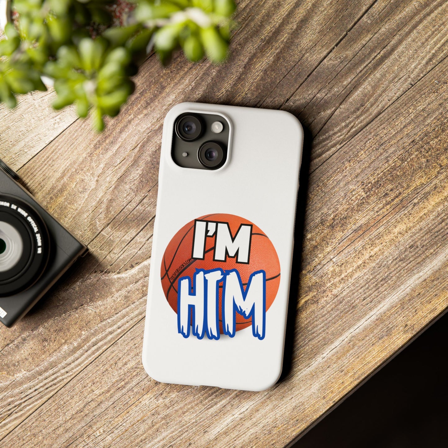 Basketball Slim Phone Case - I'm HTM Design for Sports Fans