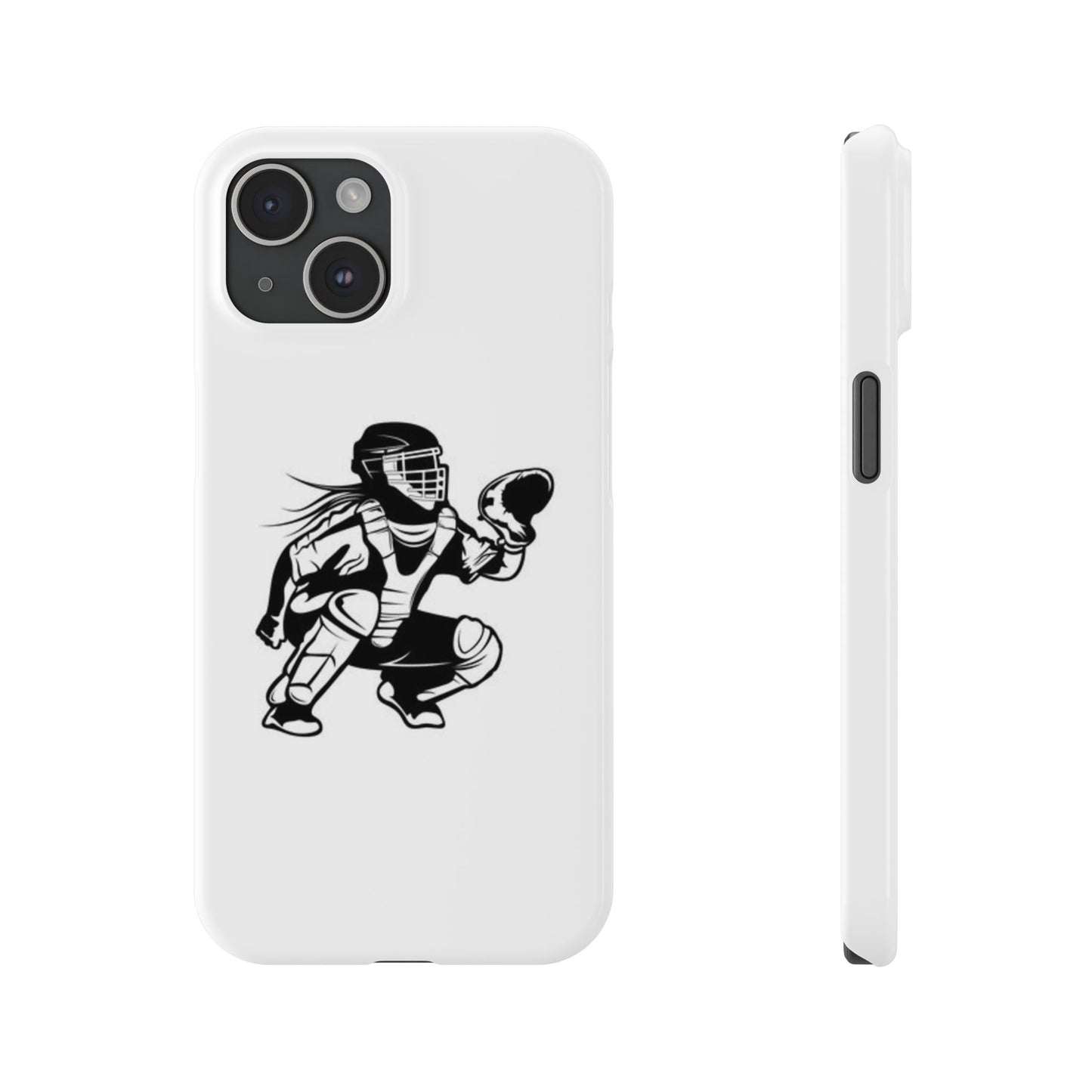 Catcher's Gear Slim Phone Case - Durable & Stylish for Baseball Fans