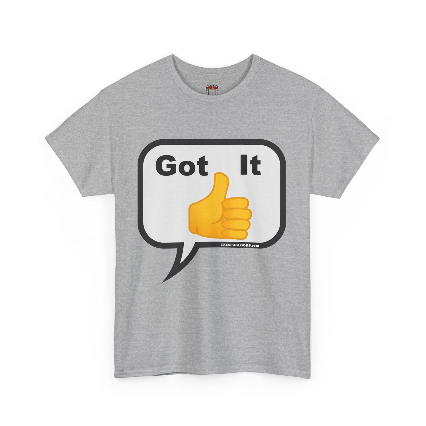 Unisex Heavy Cotton Tee - "Got It" Emoji Design