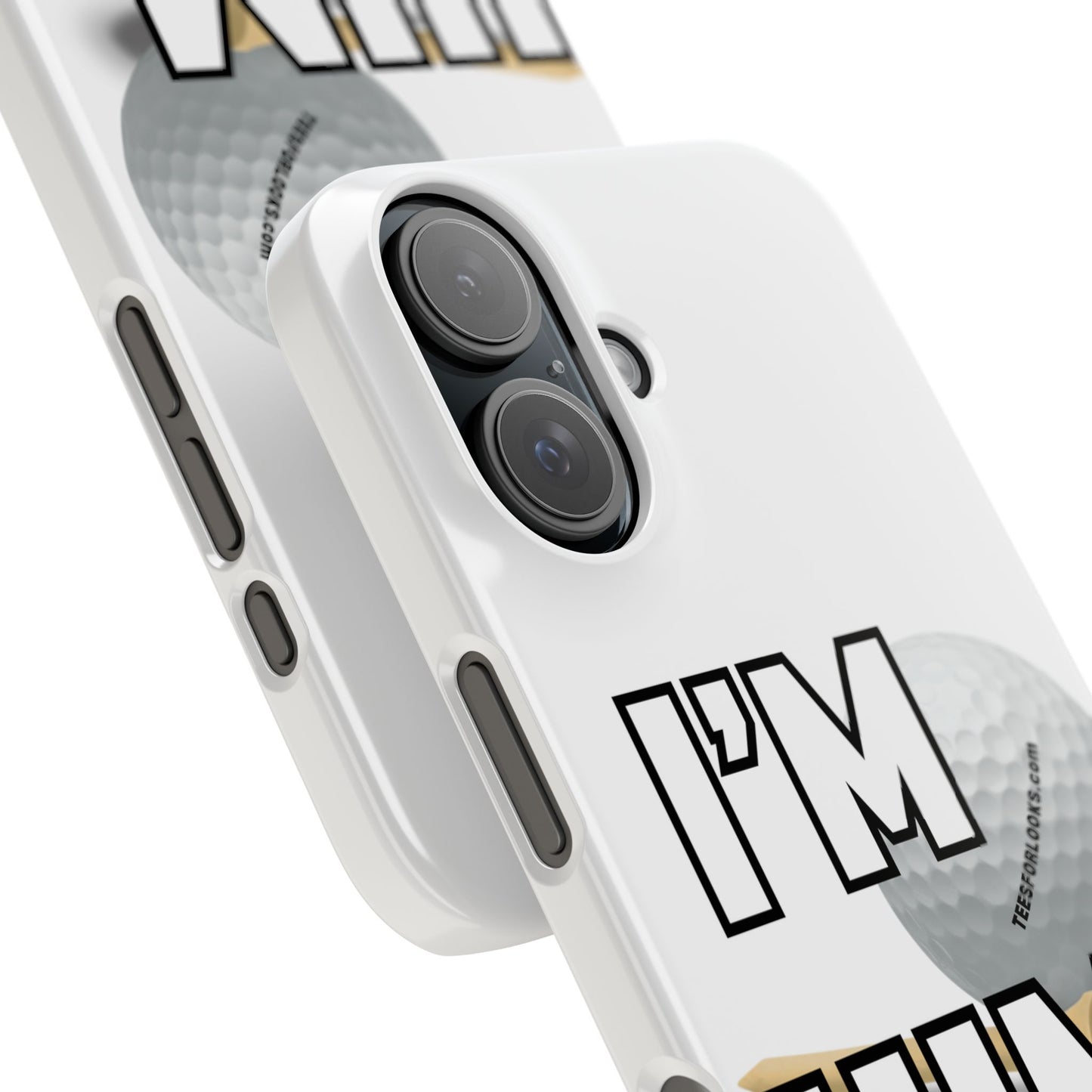 Golf Lover Slim Phone Case - "I'M HIM" Design for Sports Enthusiasts