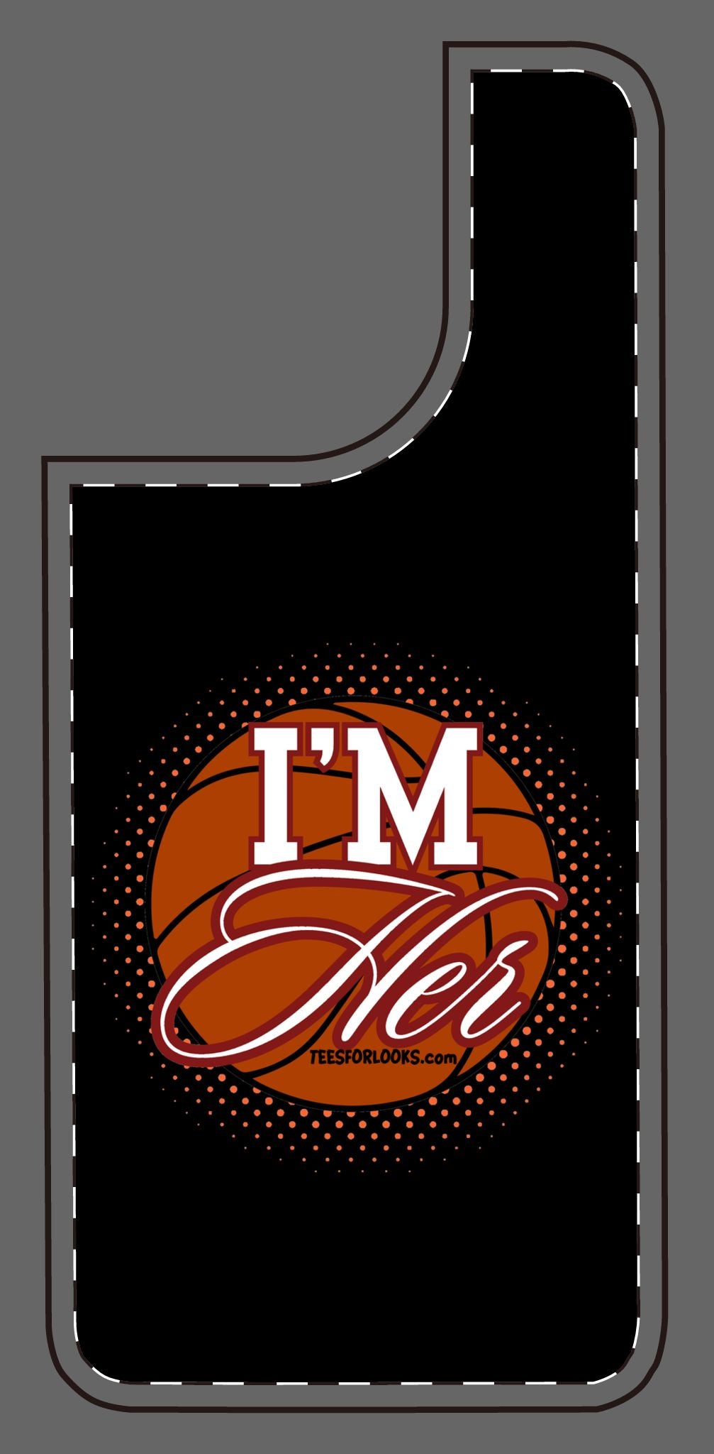 I'M Her Basketball Silicone Phone Case - Perfect for Sports Fans