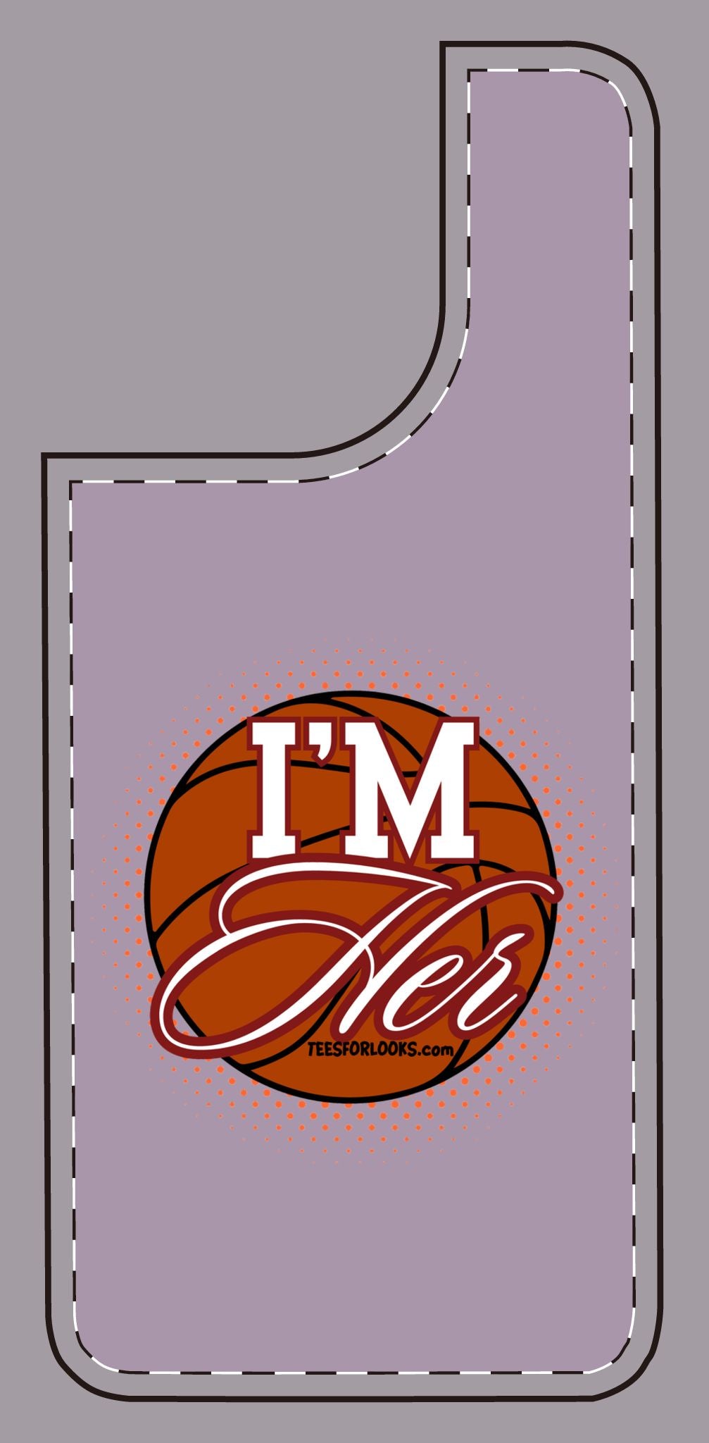 I'M Her Basketball Silicone Phone Case - Perfect for Sports Fans