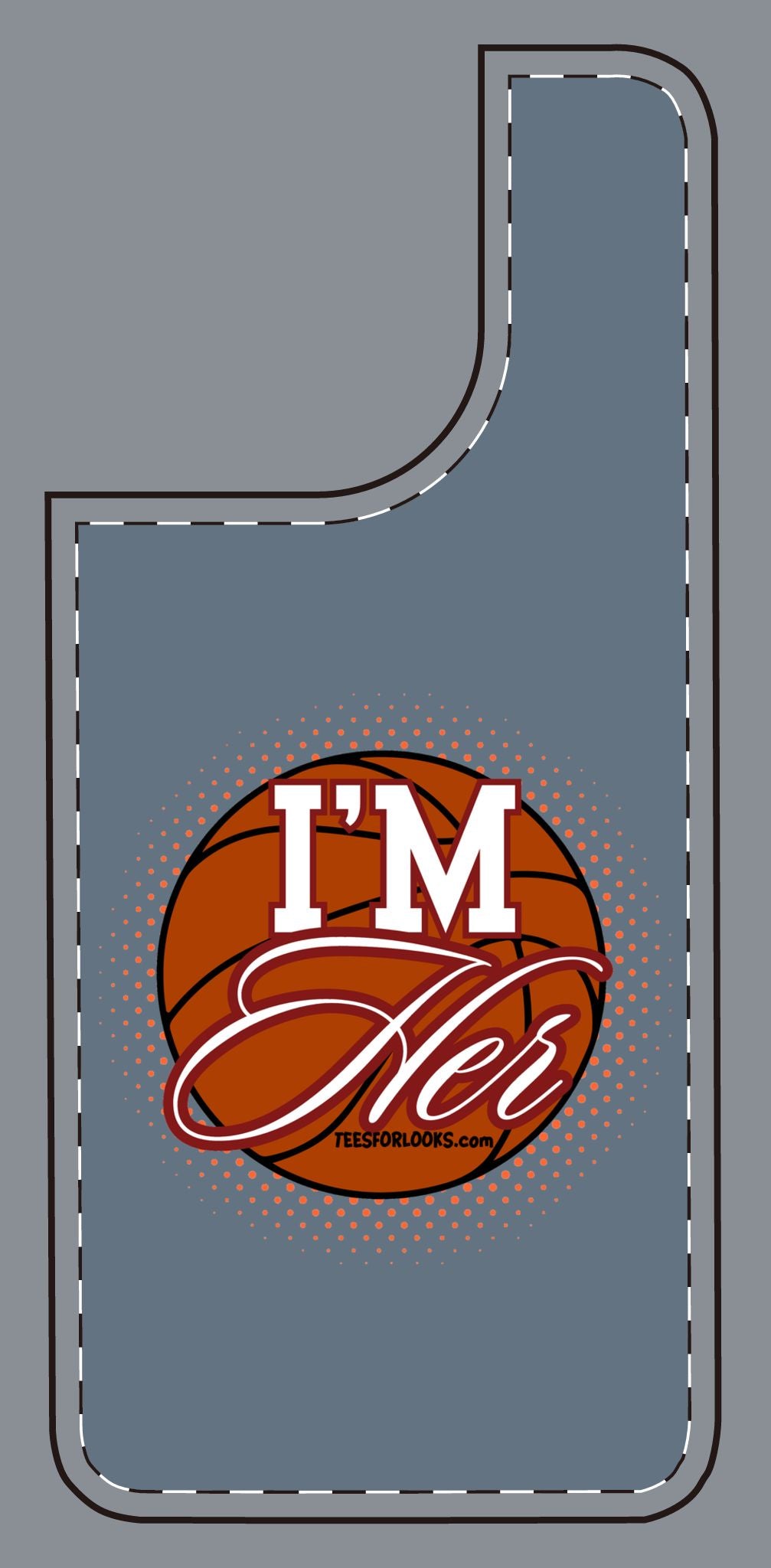 I'M Her Basketball Silicone Phone Case - Perfect for Sports Fans