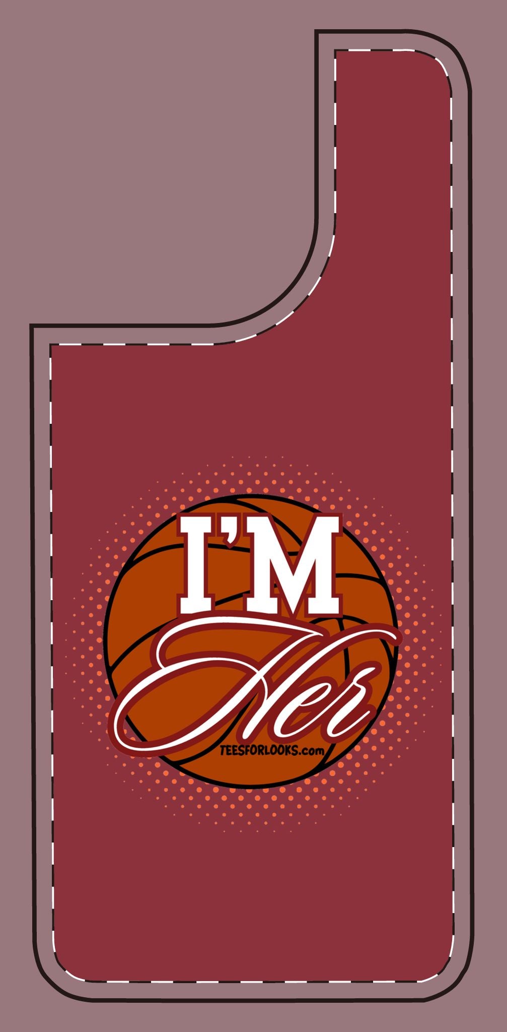 I'M Her Basketball Silicone Phone Case - Perfect for Sports Fans