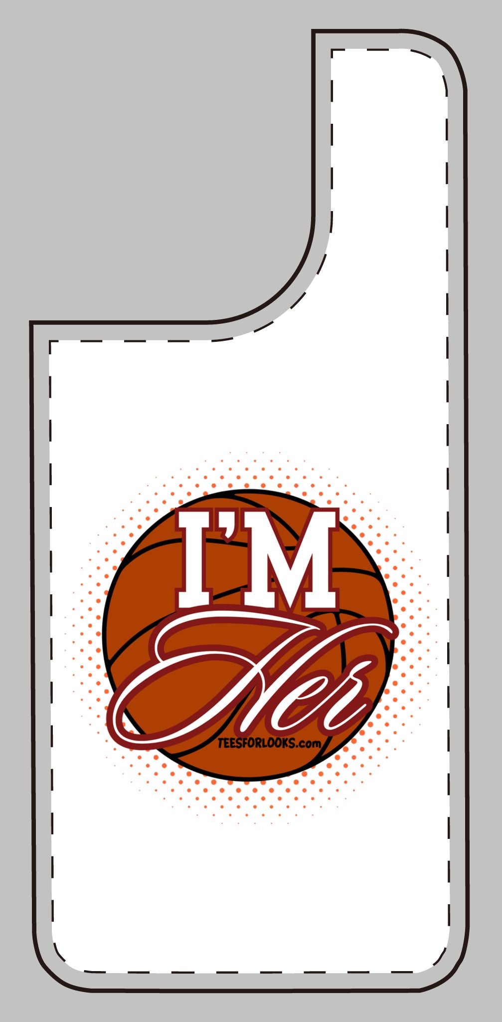 I'M Her Basketball Silicone Phone Case - Perfect for Sports Fans