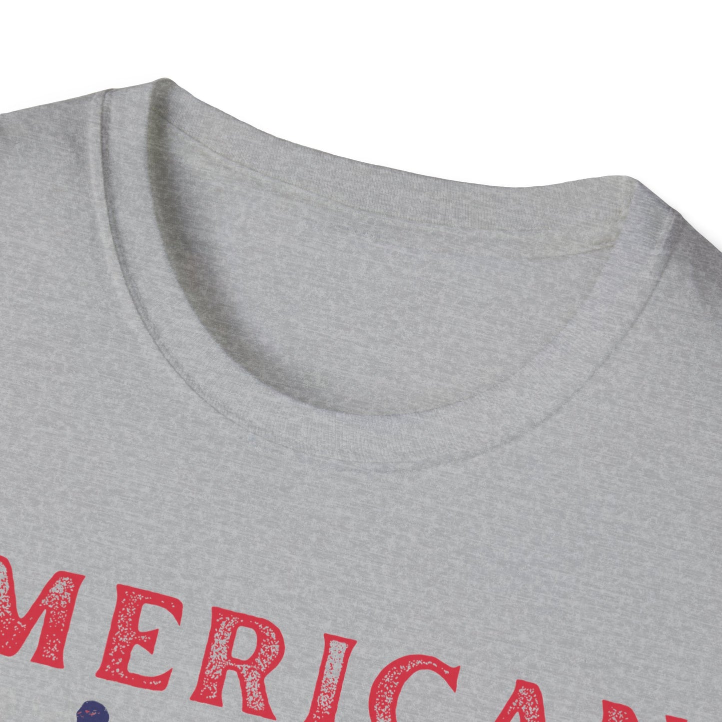 American Dreams Unisex Softstyle T-Shirt, Patriotic Apparel, Summer BBQ, Independence Day, Birthday Gift, Casual Wear