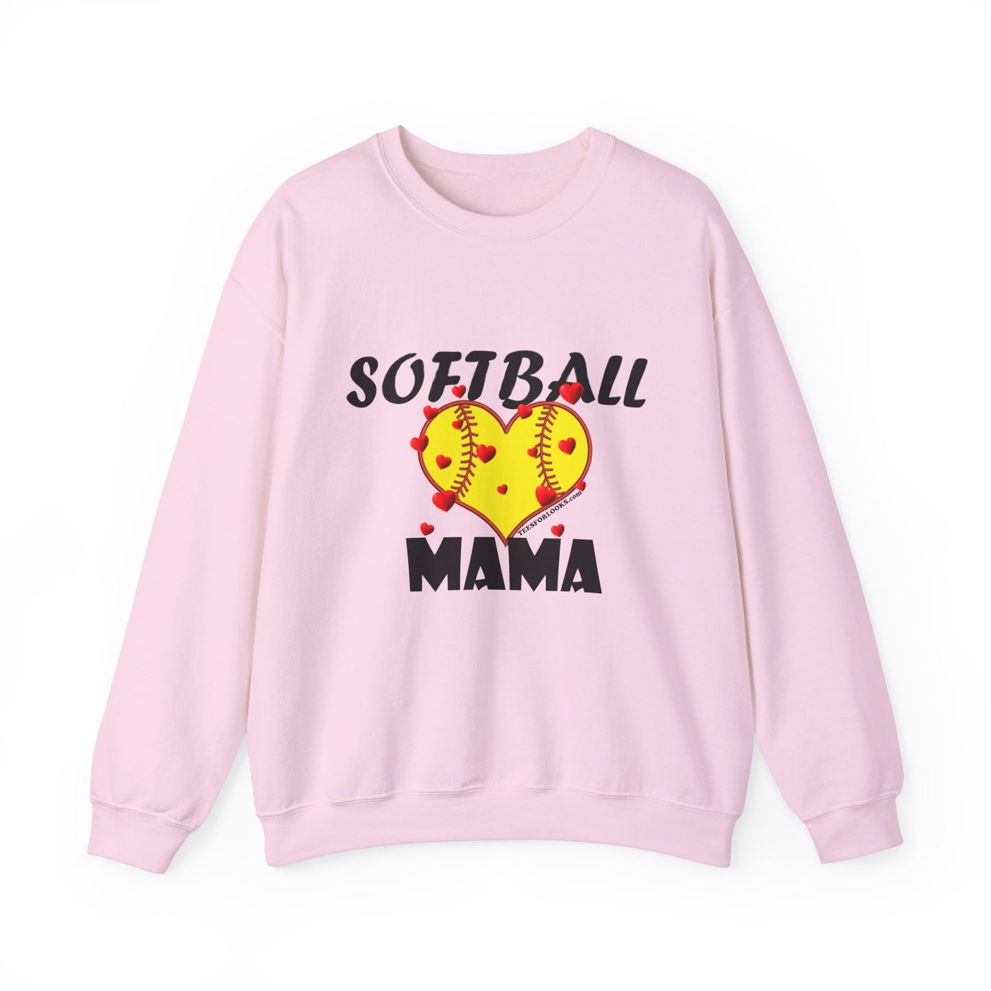 Softball Mama Sweatshirt for Moms - Unisex Heavy Blend™ Crewneck