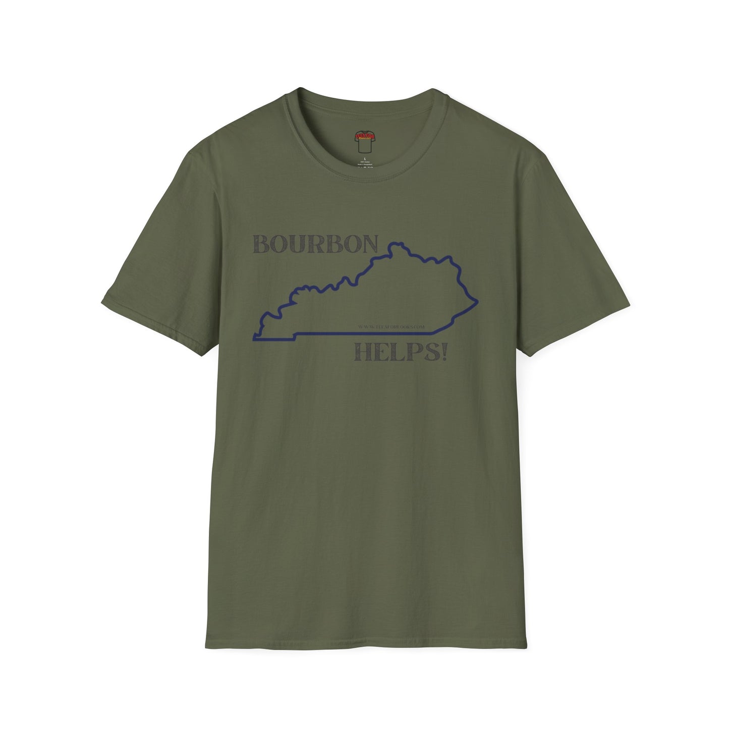 Kentucky Bourbon Helps Unisex Softstyle T-Shirt