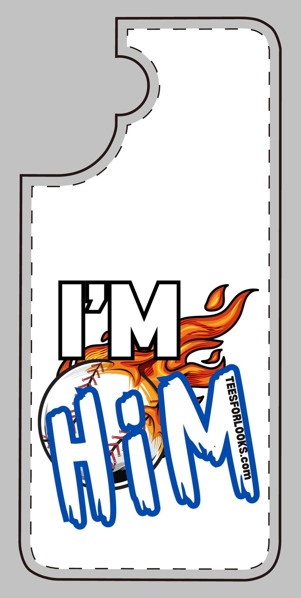 I'm Him Silicone Phone Case - Bold & Fun Design for Sports Lovers