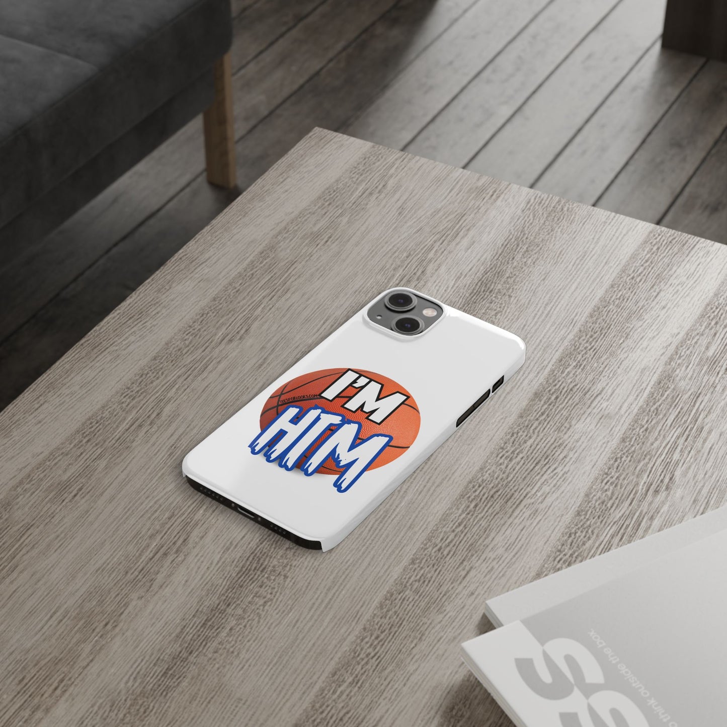 Basketball Slim Phone Case - I'm HTM Design for Sports Fans