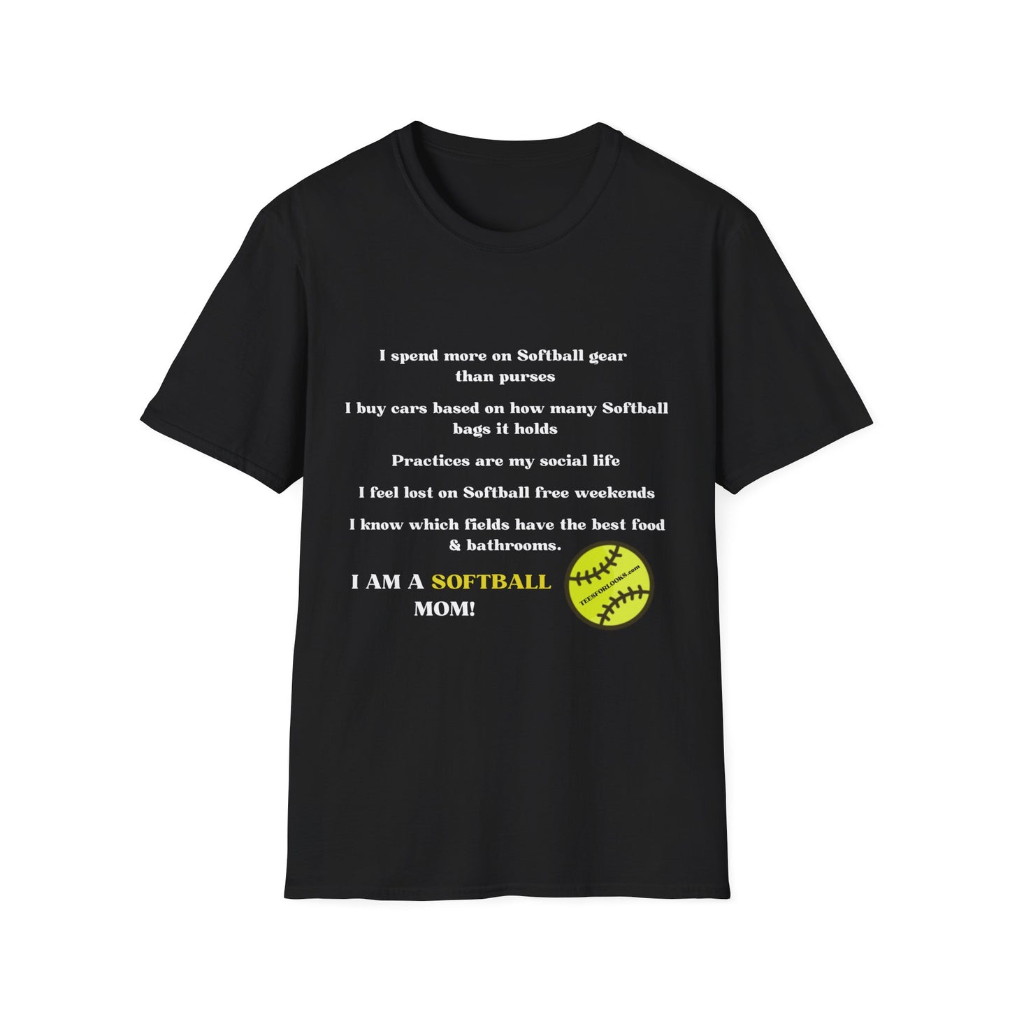 Softball Enthusiast Unisex T-Shirt - Celebrate Your Love for the Game!