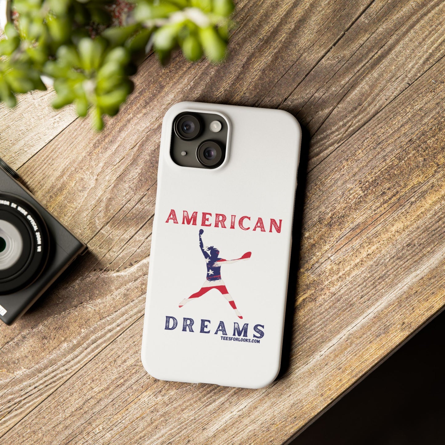 American Dreams Slim Phone Cases - Stylish Protection for Patriotism