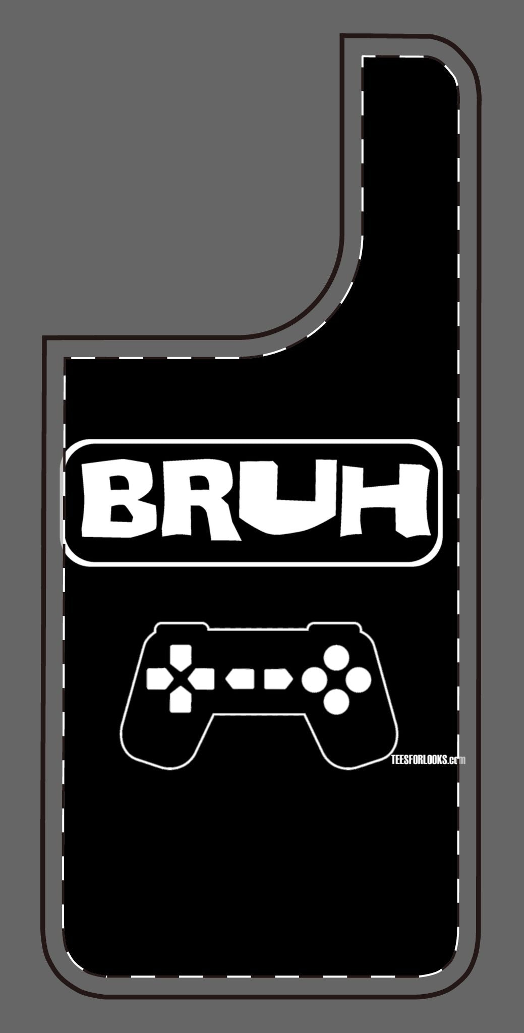 Gaming Bruh Silicone Phone Case - Cool Gamer Accessory