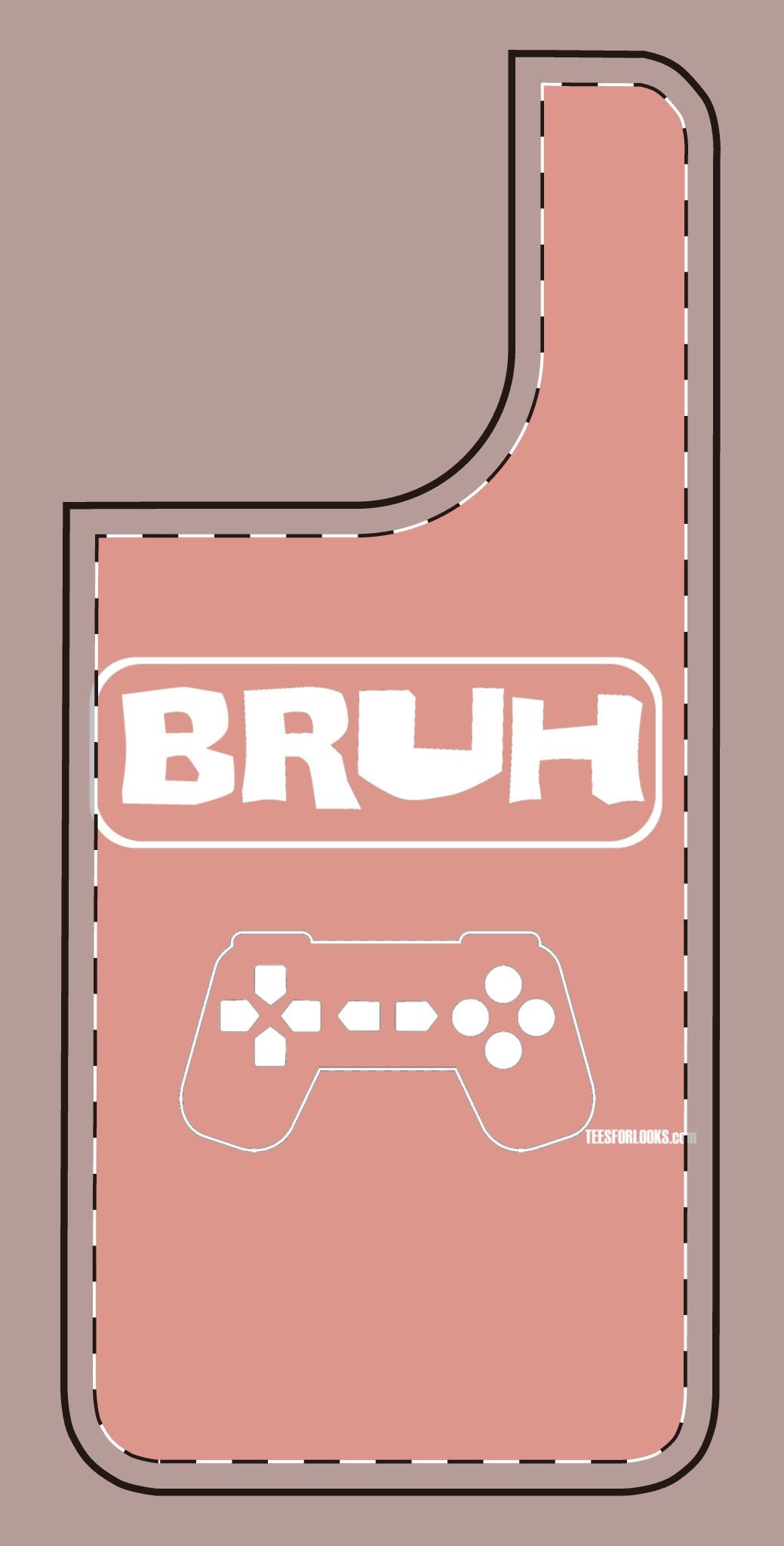 Gaming Bruh Silicone Phone Case - Cool Gamer Accessory