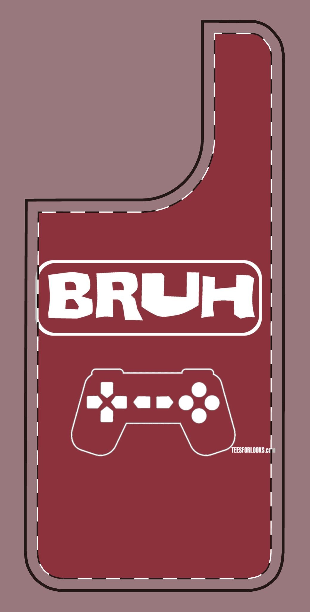 Gaming Bruh Silicone Phone Case - Cool Gamer Accessory