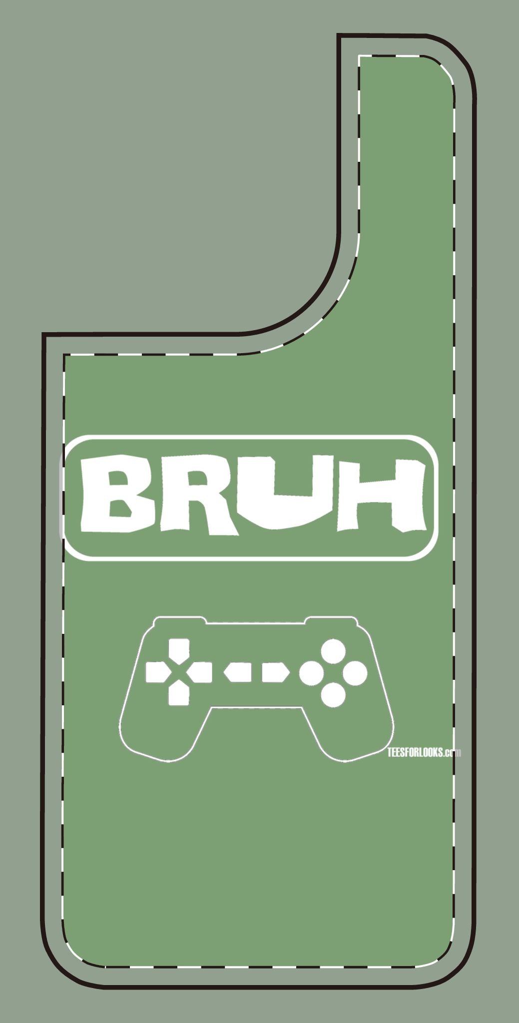 Gaming Bruh Silicone Phone Case - Cool Gamer Accessory