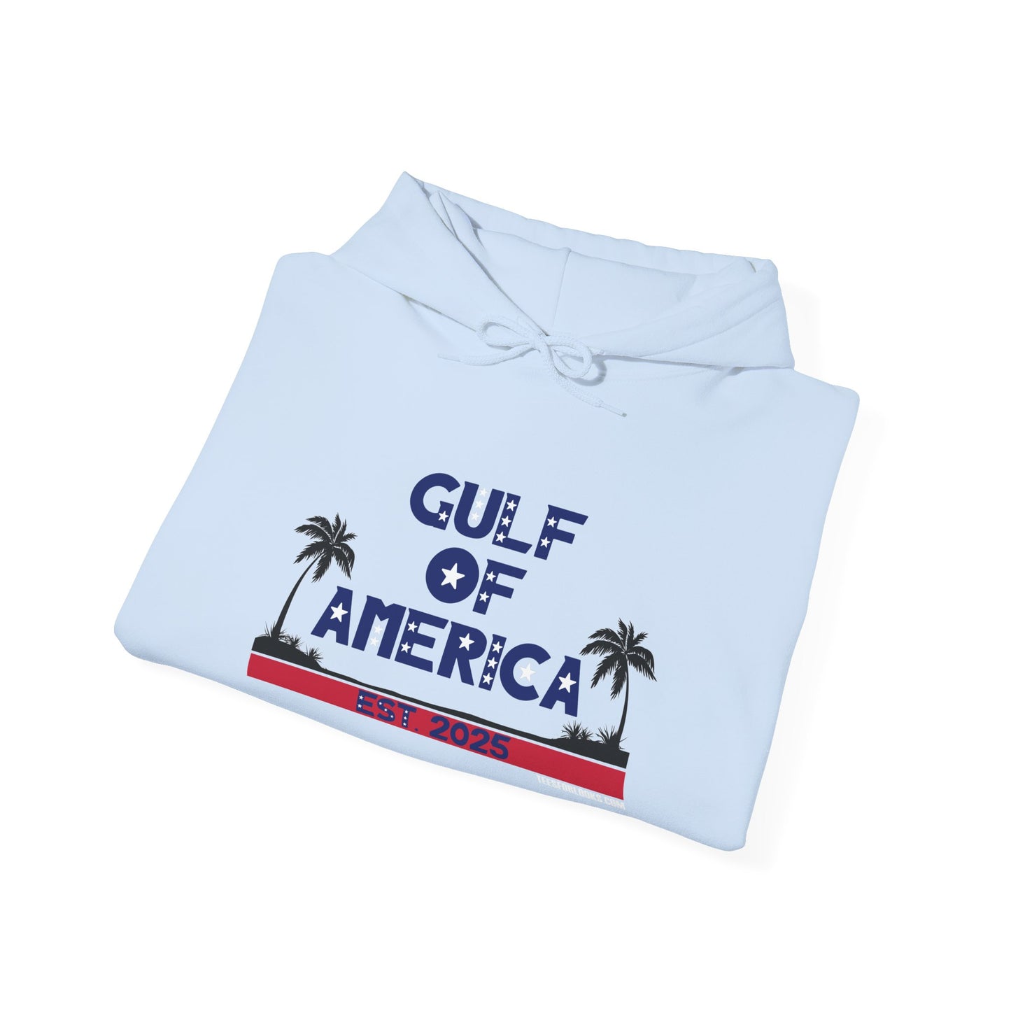 Cozy Gulf of America Hooded Sweatshirt - Perfect for Relaxing Days and Beach Vibes