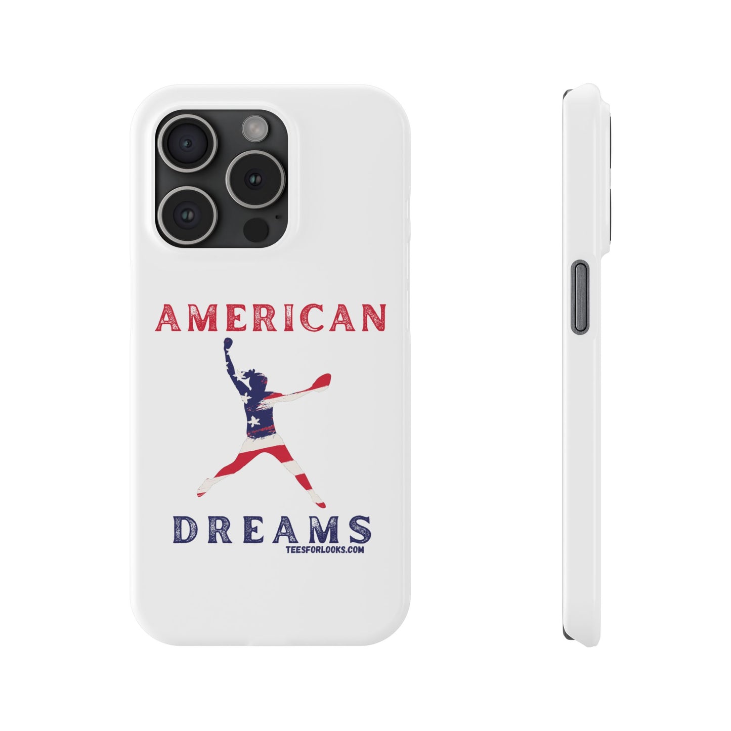 American Dreams Slim Phone Cases - Stylish Protection for Patriotism