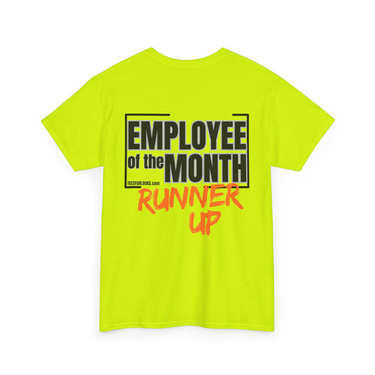 Employee of the Month Runner Up Unisex Heavy Cotton Tee - Funny Office Humor Shirt