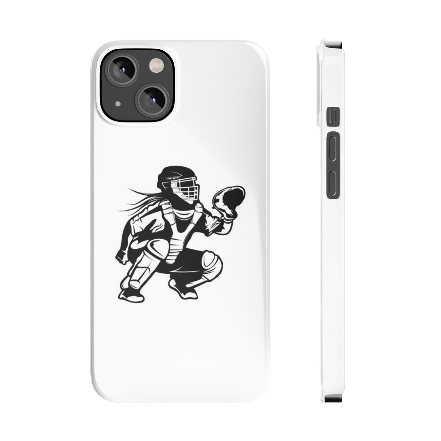 Catcher's Gear Slim Phone Case - Durable & Stylish for Baseball Fans